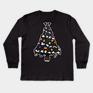 Creepy Christmas Tree Kids Long Sleeve T-Shirt